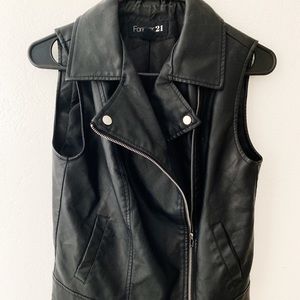 Leather vest